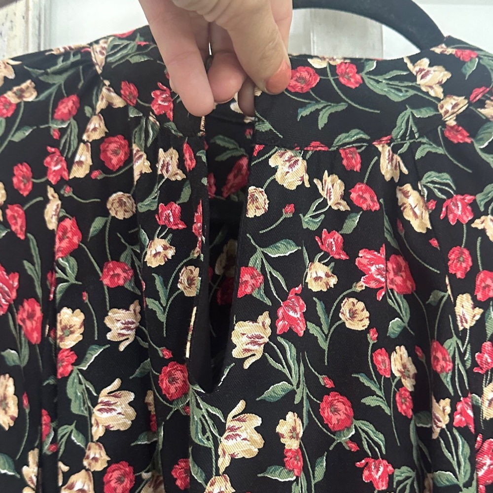 Draper James Black Floral Dress - Picture 5 of 5